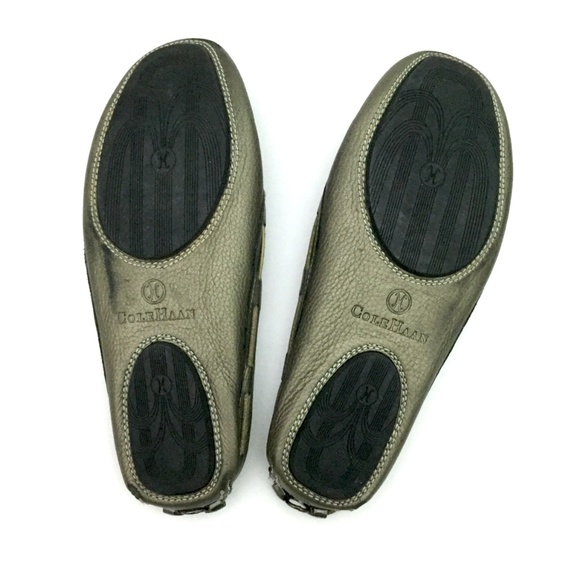 Cole Haan Bronze Leather Kiltie Horsebit Slides - Picture 7 of 8